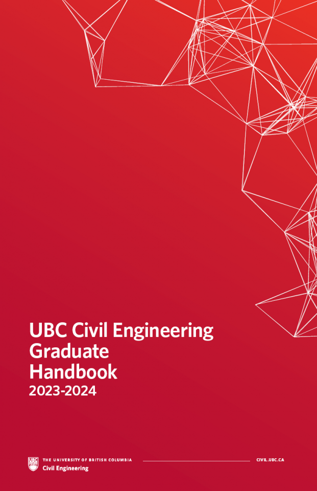 UBC Civil Graduate Handbook 2023-2024